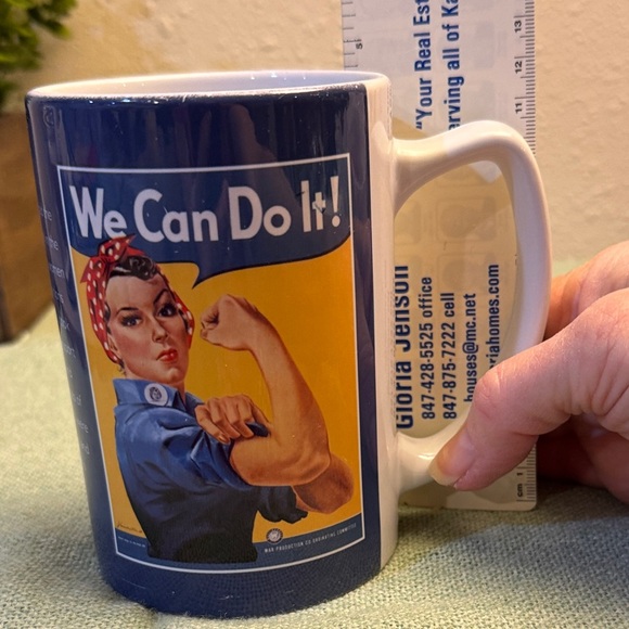 Rosie The Rivetor, We Can Do It Coffee Mug - Picture 7 of 16